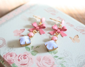 enchanting earrings in pastel for real vintage Frolleins