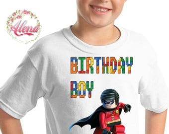 Lego Birthday Shirt , Lego Iron On Transfer , Lego Boy Birthday Shirt , Iron On Transfer , DIGITAL FILE , Boy Birthday Shirt Iron On Image