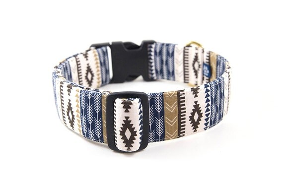 Southwest Dog Collar \/\/ Size SXL \/\/ Adjustable Length