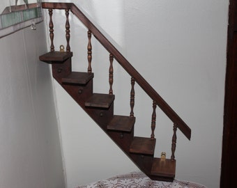 Staircase Shelf staircase shelf | etsy Staircase Shelf staircase shelf | etsy