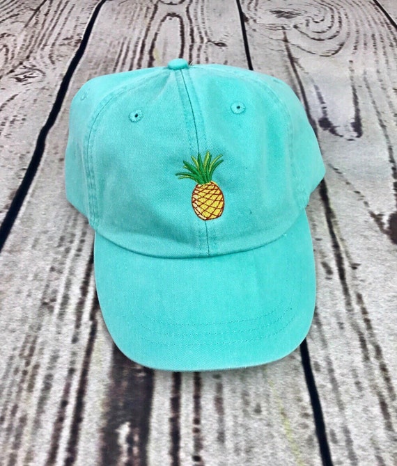 Pineapple hat Pineapple baseball hat Pineapple cap Pigment