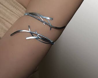 upper arm cuff, arm jewelry, wedding jewelry, bride jewelry, upper arm bracelet, Bicep Cuff, copper jewelry, arm cuff, armlet, gift for her