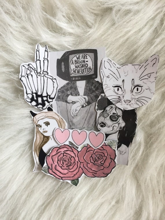 Soft Grunge Sticker Pack