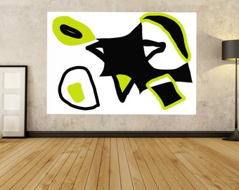 Lime Green Wall Art lime green wall art | etsy Lime Green Wall Art lime green wall art | etsy
