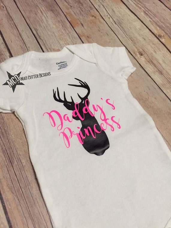 Daddy's Princess Hunting Bodysuit Buck Bodysuit Baby