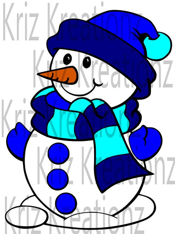 Download Snowman SVG Cut File