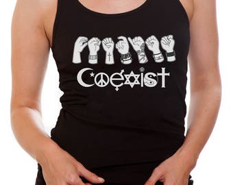 Coexist sticker | Etsy