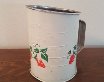 Strawberry Teleflora Flour Sifter