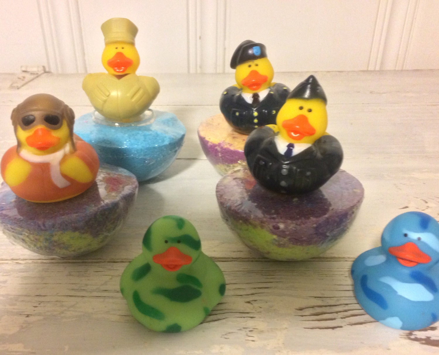 Military Army Air Force Marines rubber Ducky by FatKittenBathBombs