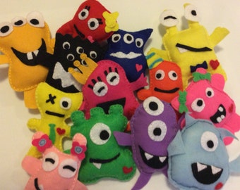 Felt monsters | Etsy