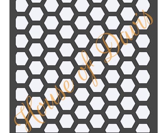 Honeycomb stencil | Etsy