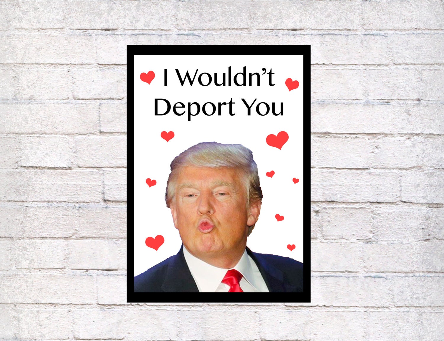 Funny Donald Trump printed Greeting Card funny