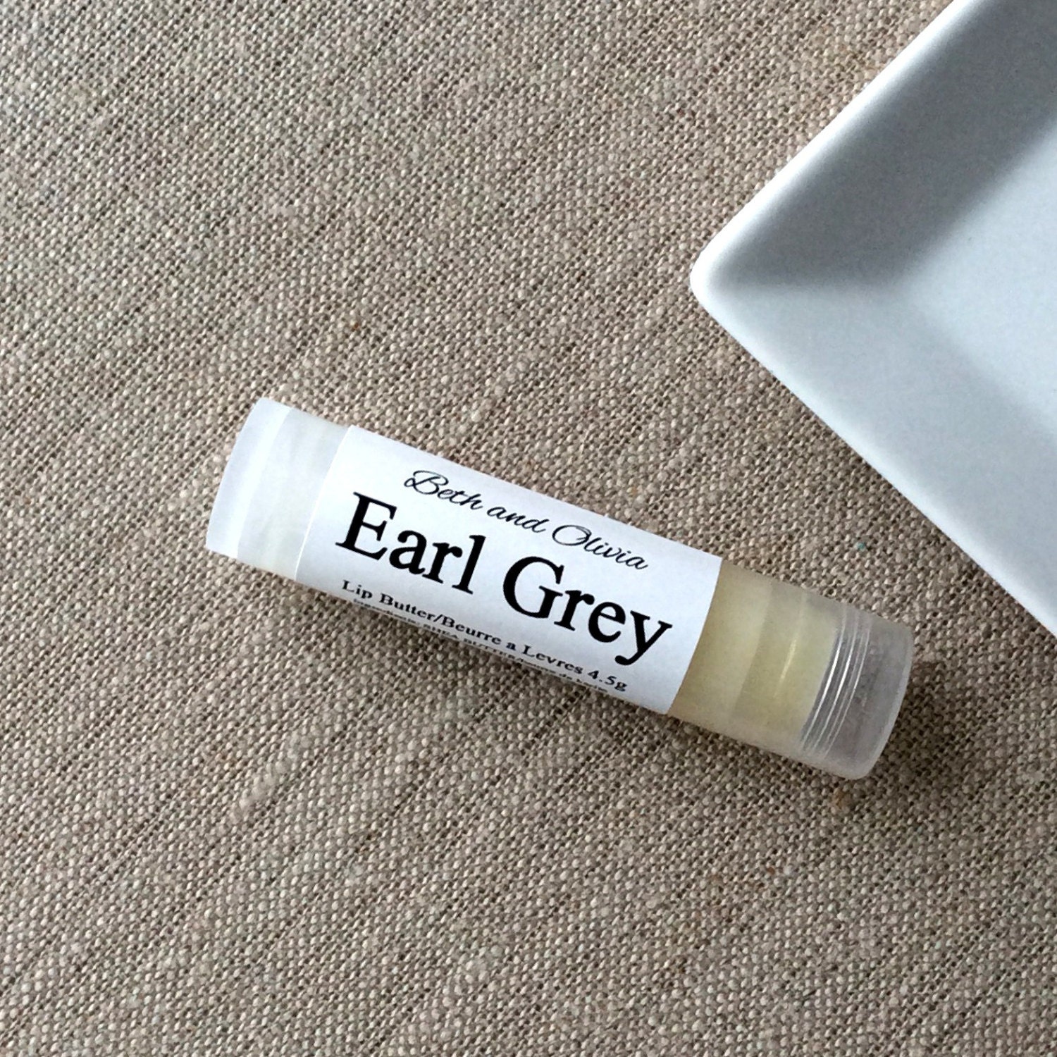 Earl Grey lip butter, Earl Grey lip balm, bergamot lip balm, lip balms, lip balm favors, earl grey chapstick, Wholesale lip balm