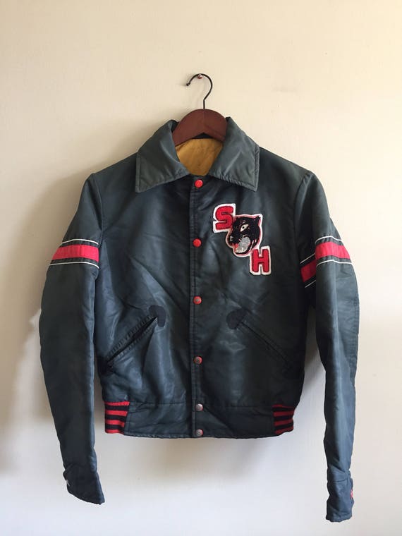 1970's Bomber Varsity Style Jacket. Street Style Jacket.