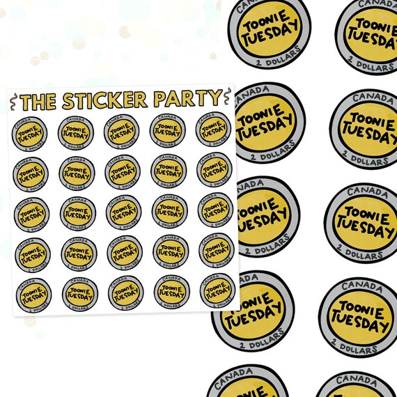 $2 tuesday planner stickers