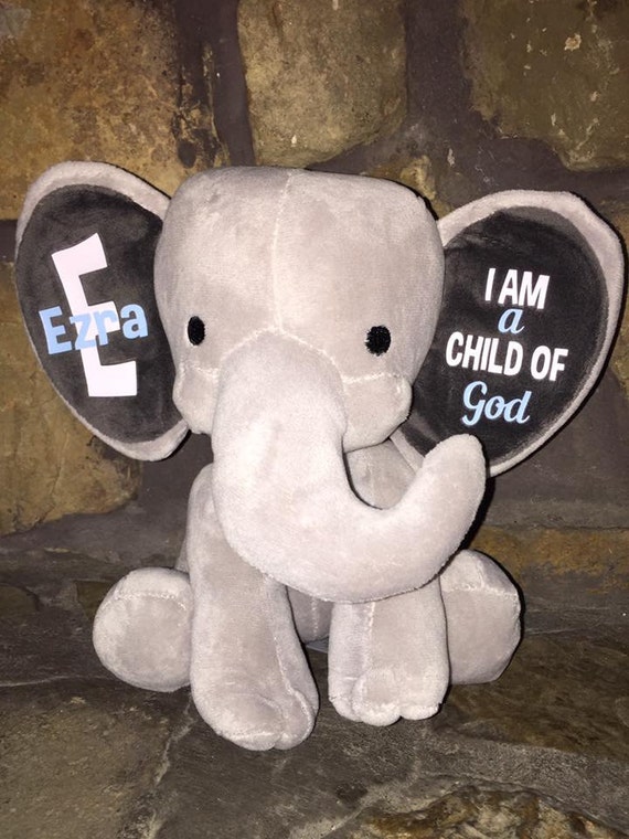 Personalized Baby Elephant Gift New baby gift babyshower