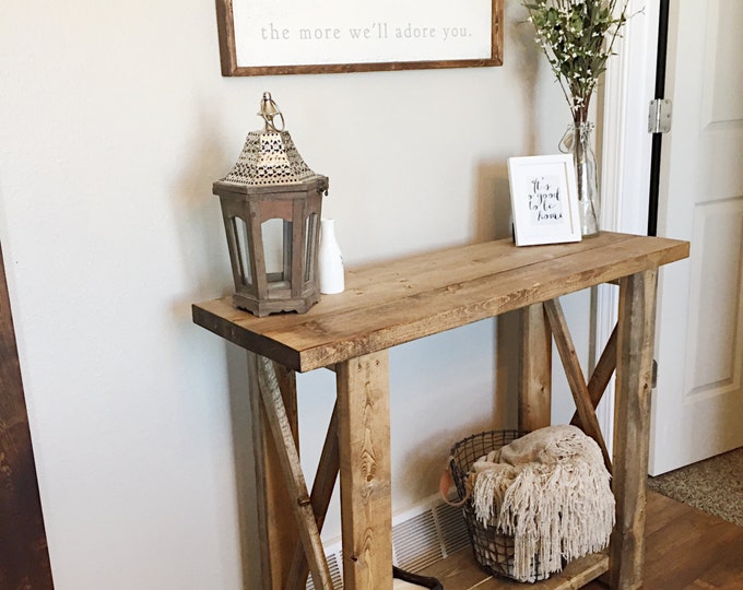 Entryway Table / Console Table / Farmhouse Decor