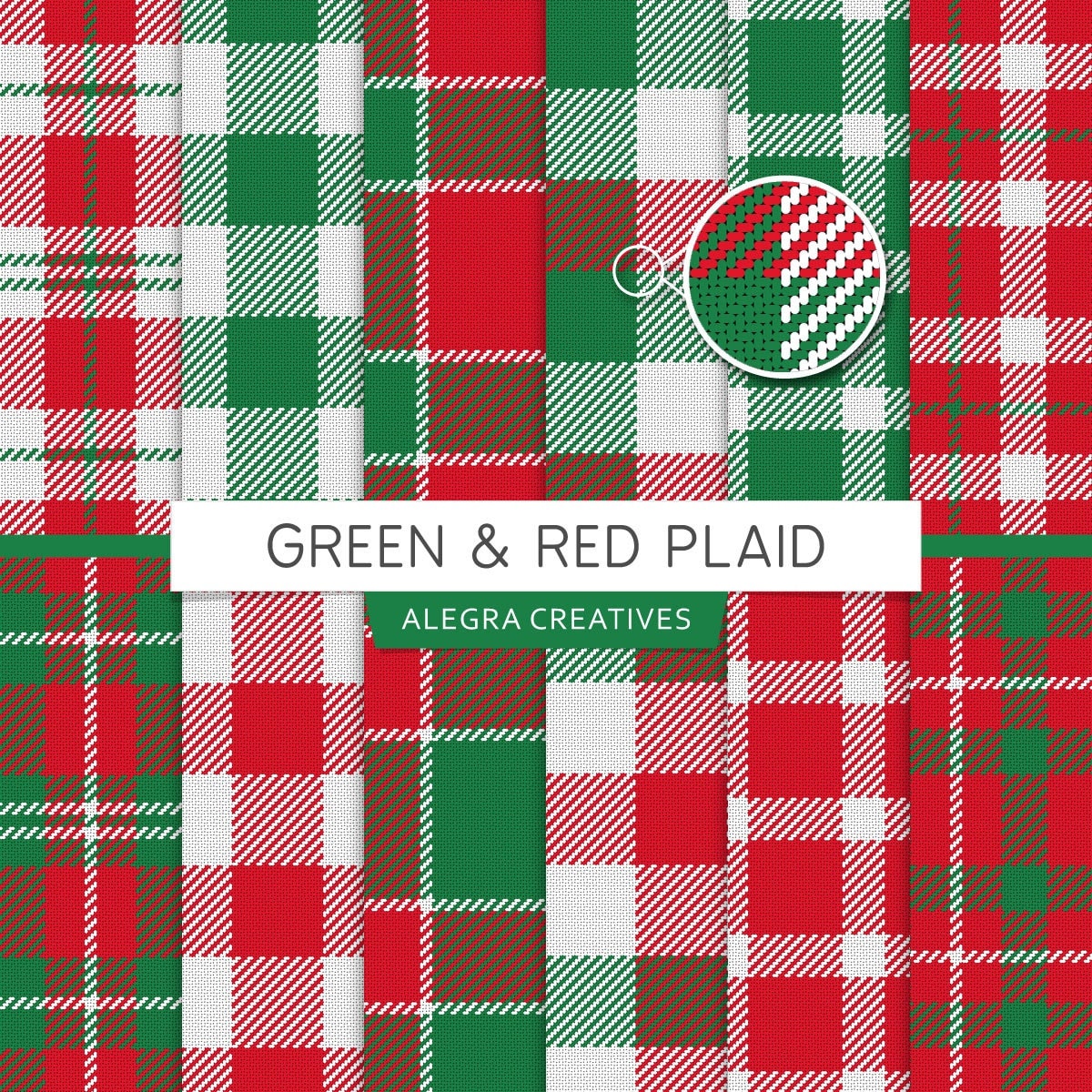 Plaid Christmas Paper 