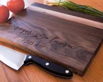 Personalized Cutting Board,Custom cutting board, Engraved cutting board, housewarming gifts, wedding gifts, Christmas gift