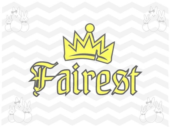 Download SVG Fairest with Evie's Crown SVG Cut File Files