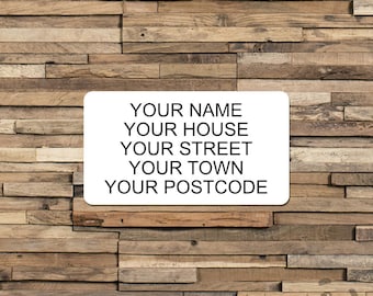 Return Address Sticker, Custom Return Address, Personalised Return Address, Return Address Labels, Return Address Stickers, Address Labels