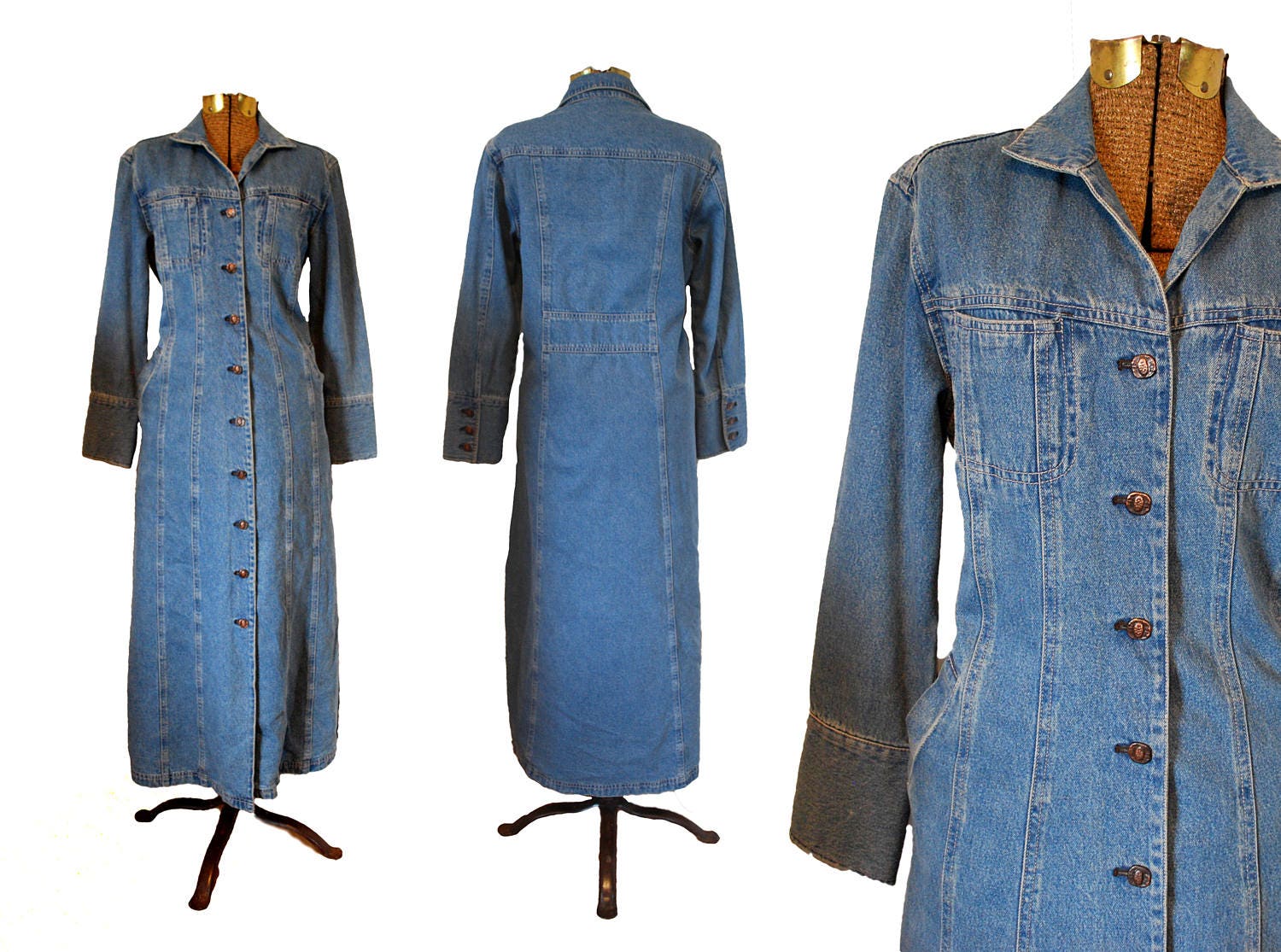 Long Jean Jacket Full Length Jean Jacket Duster Long Jean