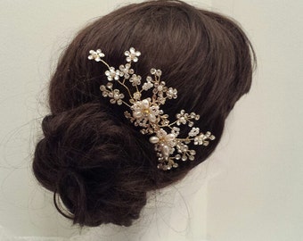 CLEARANCE - Bridal Hair Comb, Wedding Vine Hairpiece