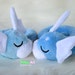 sleeping dratini plush