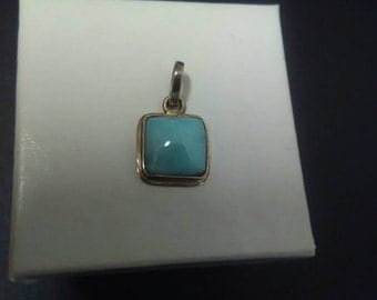 Turquoise & Sterling Silver Pendant