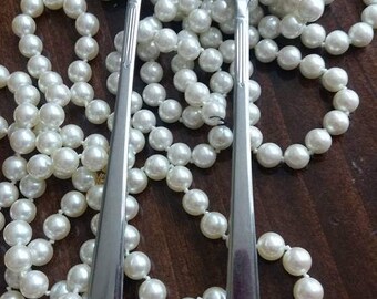 Vintage Sunrise Tru-tone stainless steel hors d'oeuvres forks
