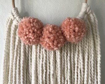 Hair Bow Organizer // Bow Hanger // Bow Holder // Wall Hanging // Nursery Decor // Baby Gift // Bow Hanger // Bow Storage // Cream