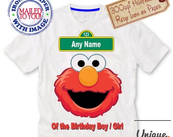 Anyname Elmo sesame street iron,sesame street iron printables and Iron on transfer paper,Sesame Street Birthday Shirt,Iron on transfer patch