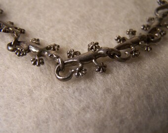 Sterling Silver .925 Vintage Gecko Bracelet