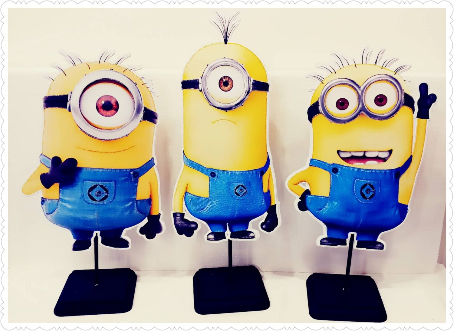 Minions/Despicable Me Stand Up CharactersParty by FlashyAffairs