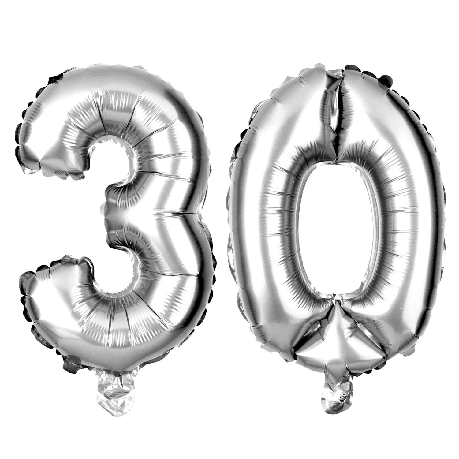 30 Number Balloons 30th Birthday Party Balloons 30 Balloon