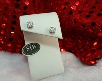 Diamond Studs, Big Diamond Stud Earrings, 2.02ct Diamond Stud Earrings, SI3 H/I, 14k White Gold Diamond Earrings, Diamond Statement Earrings