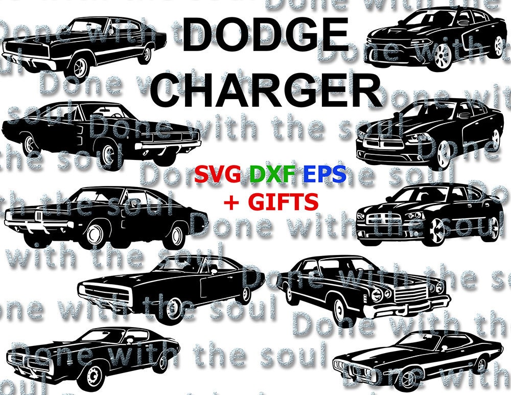 Download Dodge Charger Car vector Dodge digital Car svg Daytona
