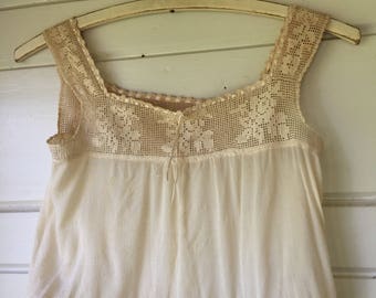 Antique Victorian Camisole, chemise, corset cover