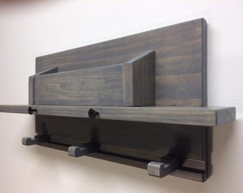 Mail Organizer, Coat Rack, Key Holder, Wall Shelves, Home Decor, Coat Hooks