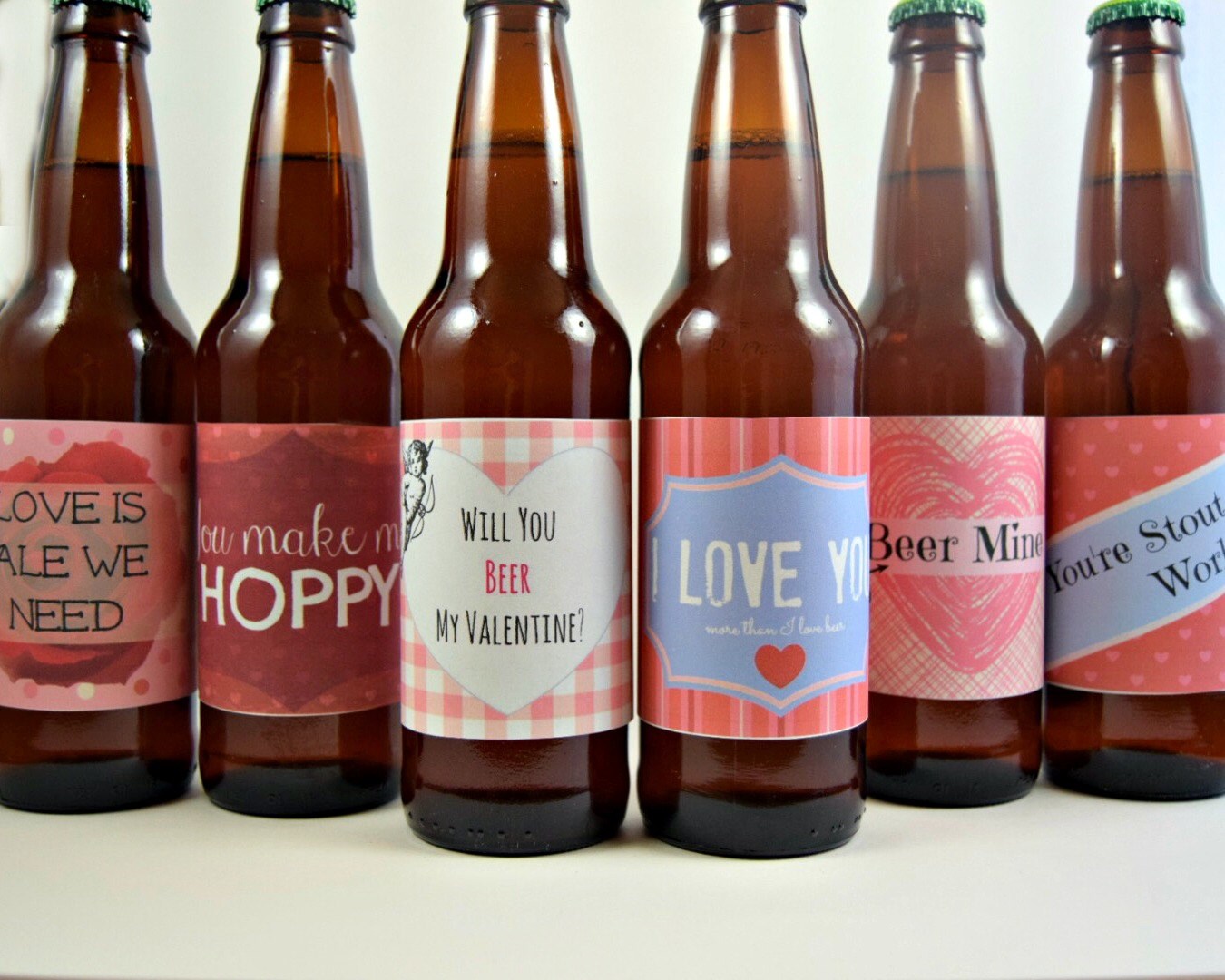 Valentines Day Beer Labels Printable