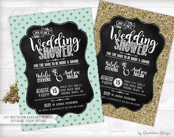 Couples Wedding Shower Invitation Printable