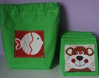Fabric memory game. Travel activity. Montessory toy. Quiet activity. For children.