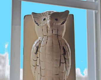Vintage Ceramic Owl Bookend/Figurine