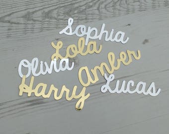 Wedding Place Cards Handwritten Style | Handwriting Name Cards