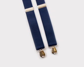 Navy Suspenders, Boy Suspenders, Baby Boy Suspenders, Toddler Suspenders, Adult Suspenders