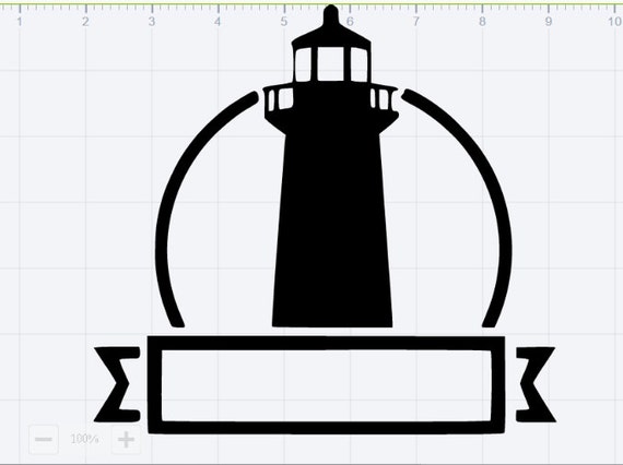 Download Lighthouse Monogram SVG EPS DXF pdf Studio 3 Cut Files