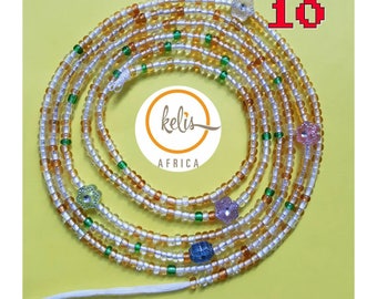 NEW SALE !!/Waist Beads / String of west african beads/ Waistbeads