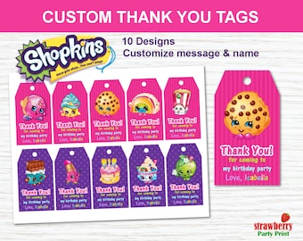 Shopkins labels | Etsy