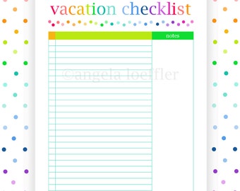 Items similar to Bill Payment Checklist - Printable PDF - Custom ...