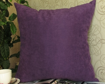 Plum and Red Pillow - Etsy